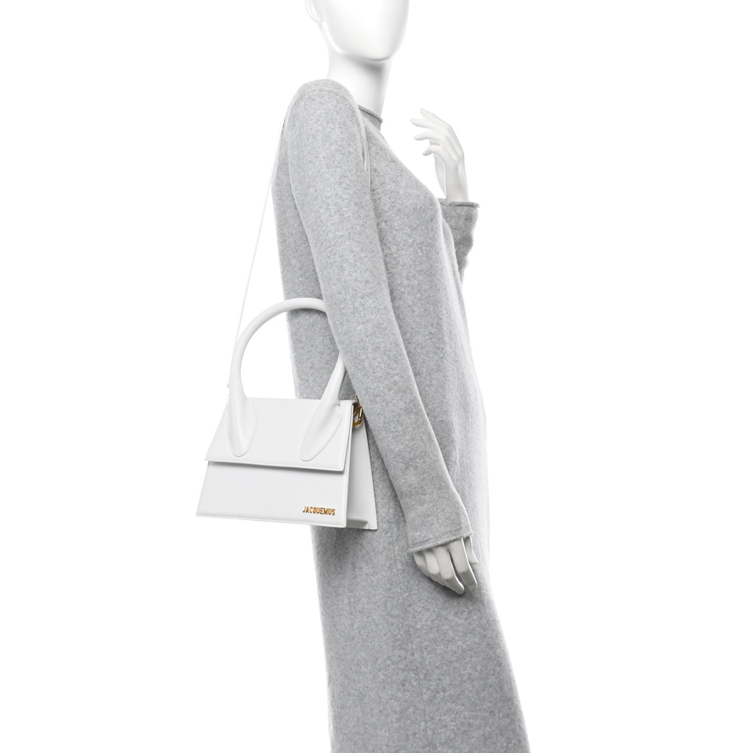 Jacquemus Smooth Calfskin Le Grand Chiquito White 2 of 13