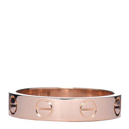 Cartier 18K Pink Gold 3.5mm LOVE Wedding Band Ring 48 4.5 3 of 4