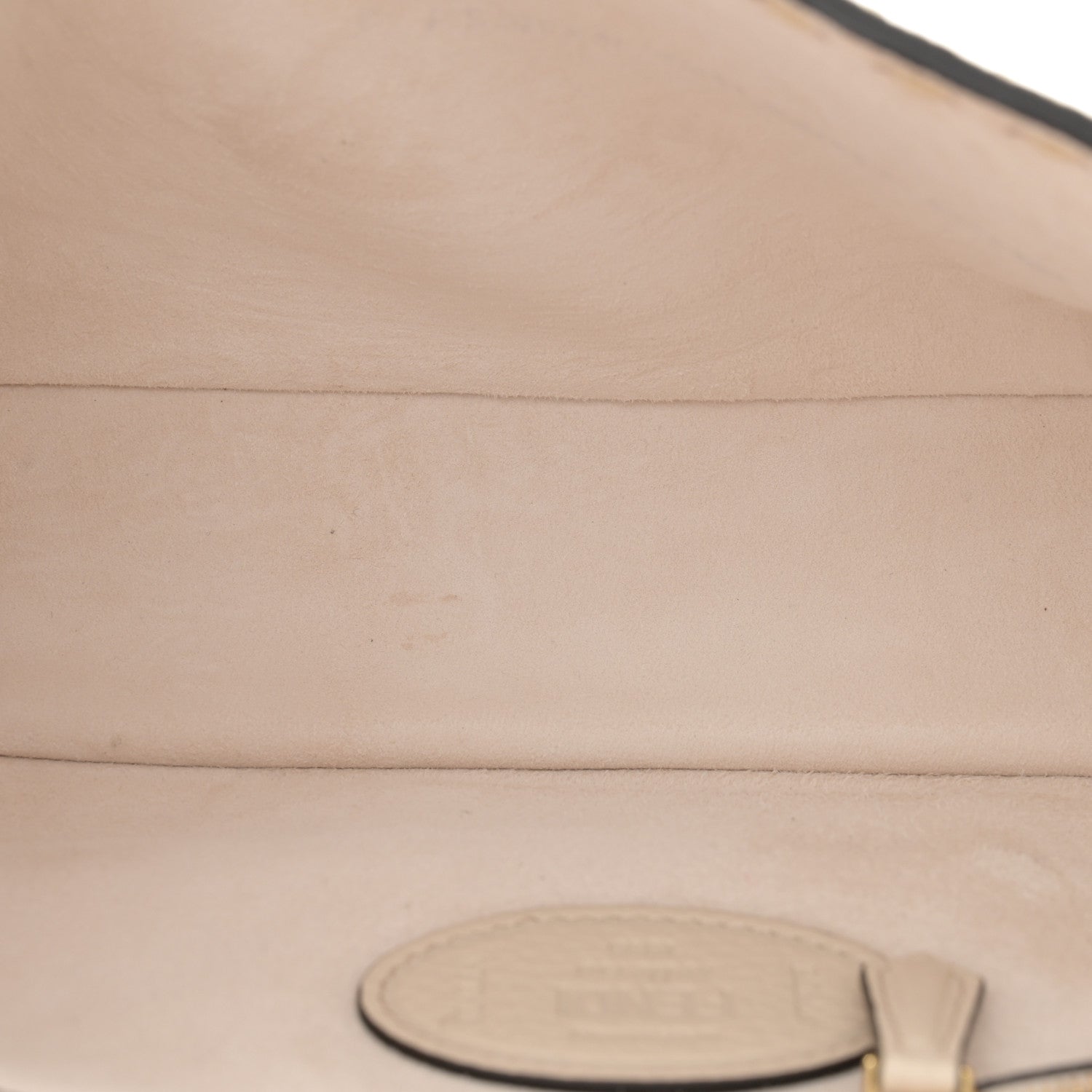 Fendi Embroidered Camelia Baguette Latte 5 of 15