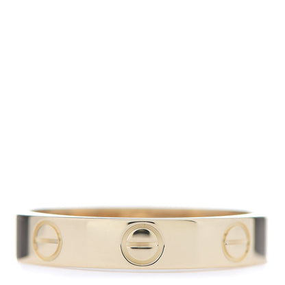 Cartier 18K Yellow Gold 3.5mm LOVE Wedding Band Ring 53 6.5 1 of 4