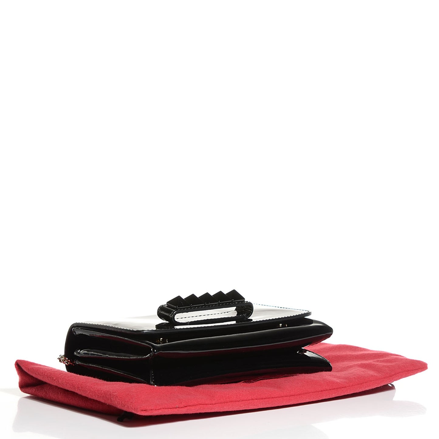 Patent Va Va Voom Shoulder Bag Black