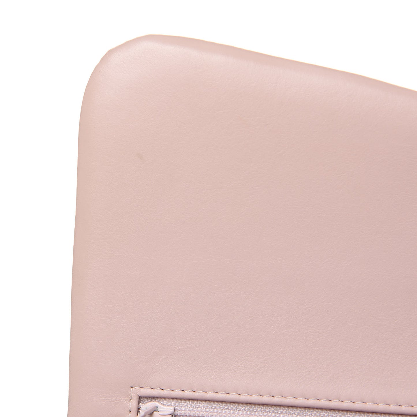 Patent Quilted Jumbo Double Flap Light Pink