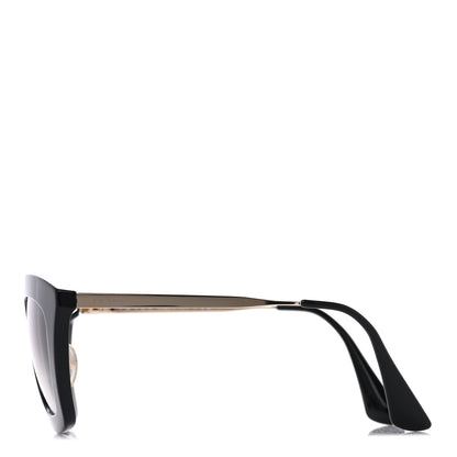 Prada Acetate Cinema Sunglasses SPR 09Q Black 2 of 9