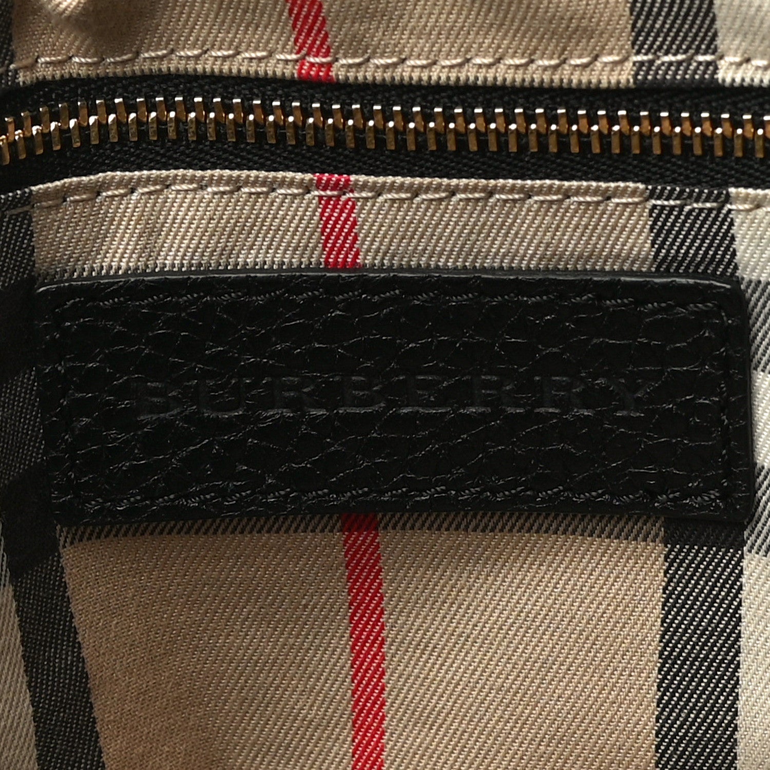 Burberry London Grainy Calfskin Medium Baynard Tote Black 6 of 14
