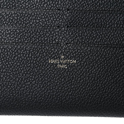 Louis Vuitton Calfskin Felicie Chain Wallet Card Holder Insert Black 6 of 6