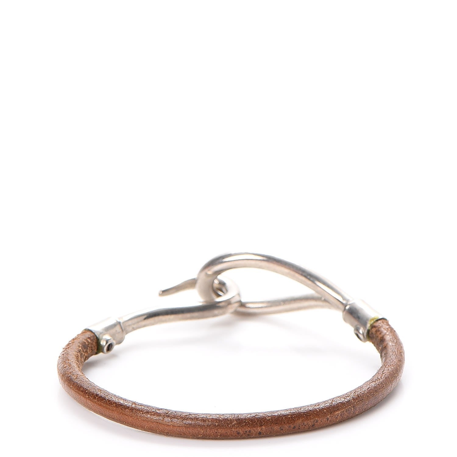 Hermes Natural Bridle Jumbo Hook Bracelet Bouton 3 of 6