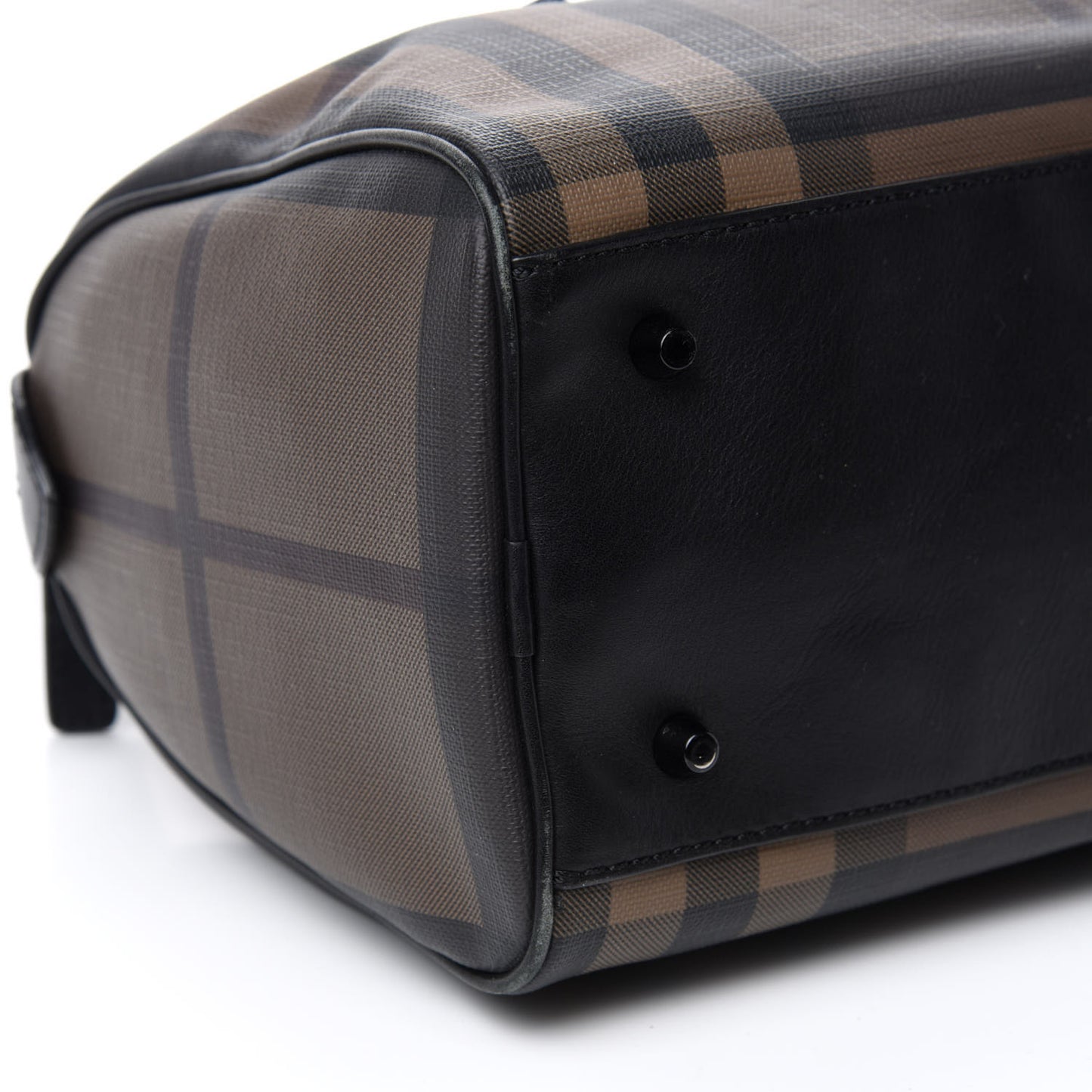 Smoked Check Small Chester Bowling Bag Brown