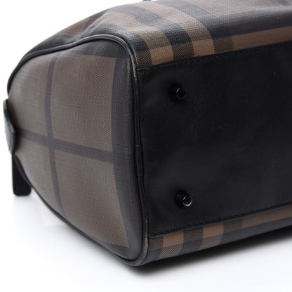 Burberry Smoked Check Small Chester Bowling Bag Brown 6 of 9