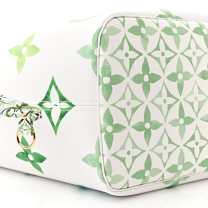 Louis Vuitton Monogram Giant By The Pool 2.0 Neverfull MM Jade 9 of 11