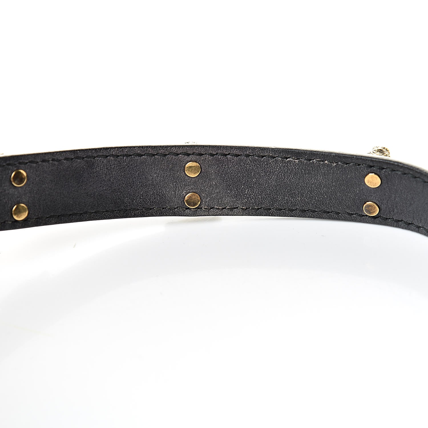 Gucci Calfskin Feline Head Choker Black 5 of 5