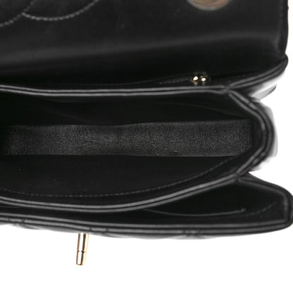 Chanel Lambskin Quilted Small Trendy CC Dual Handle Flap Bag Black 5 of 9