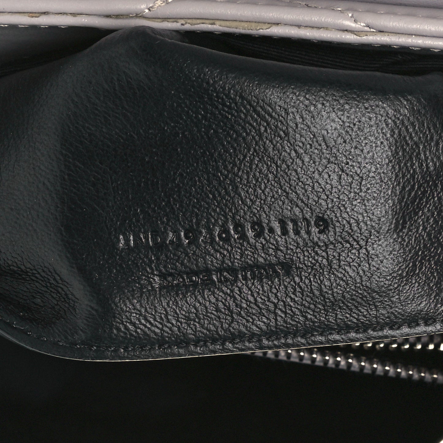 Calfskin Y Quilted Monogram Small Loulou Chain Satchel Granite