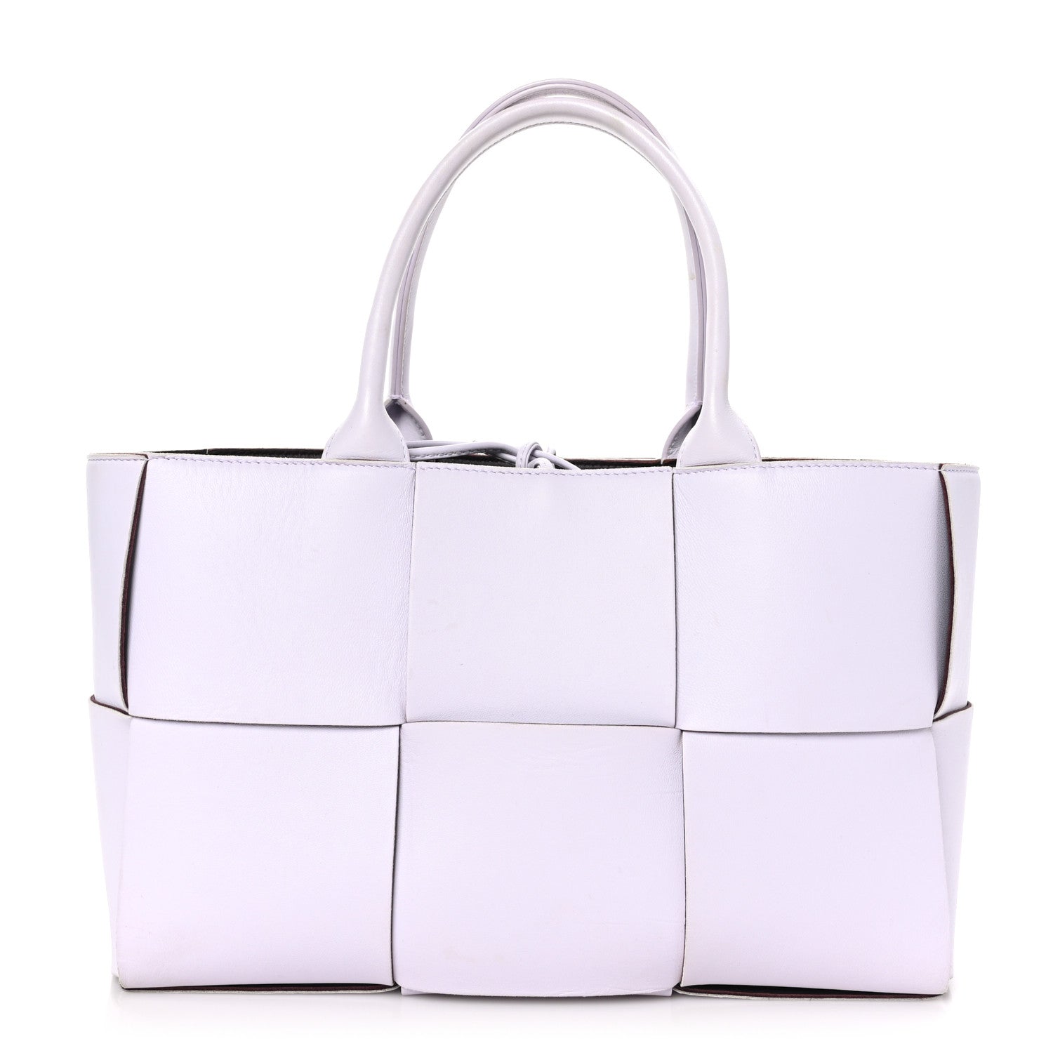 Bottega Veneta Nappa Maxi Intrecciato Small Arco Tote Mirth Washed Grape 1 of 11