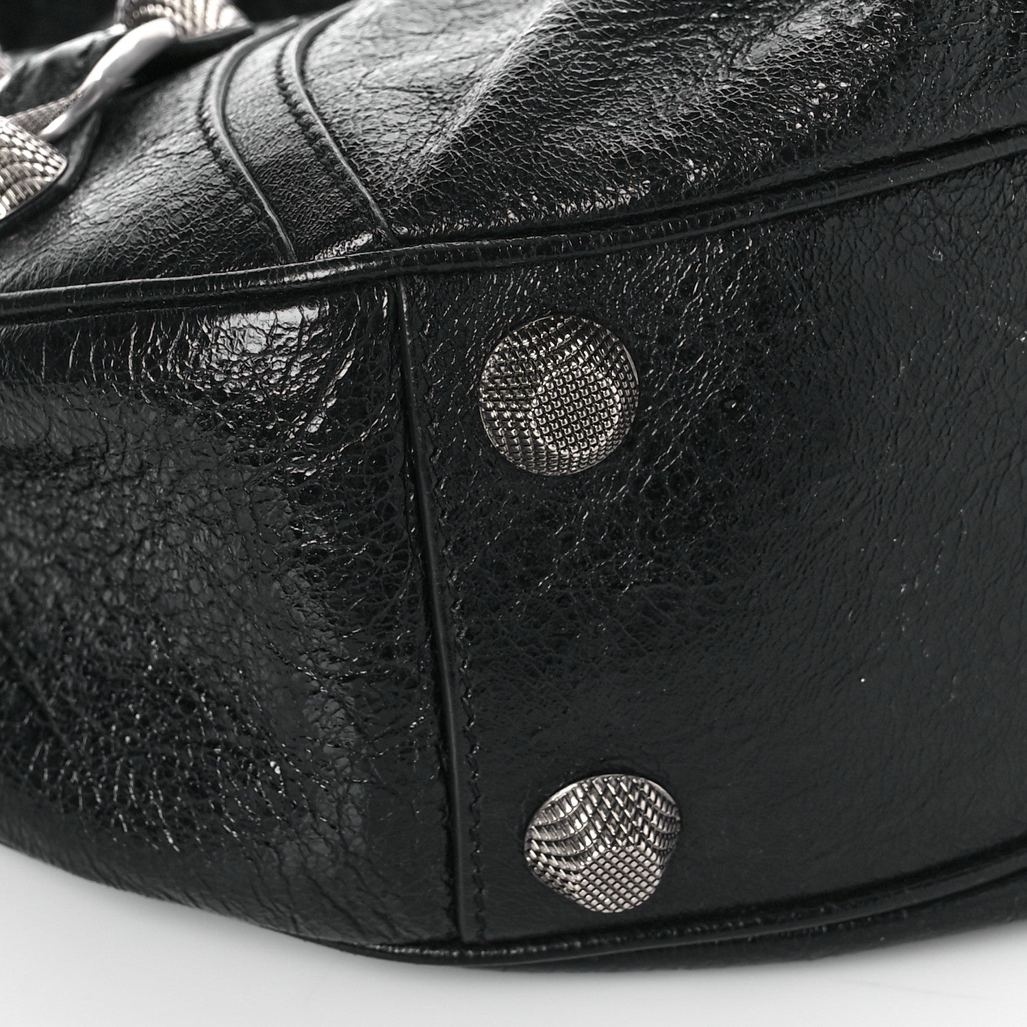 Balenciaga Agneau Arena Small Le Cagole Shoulder Bag Black 8 of 13