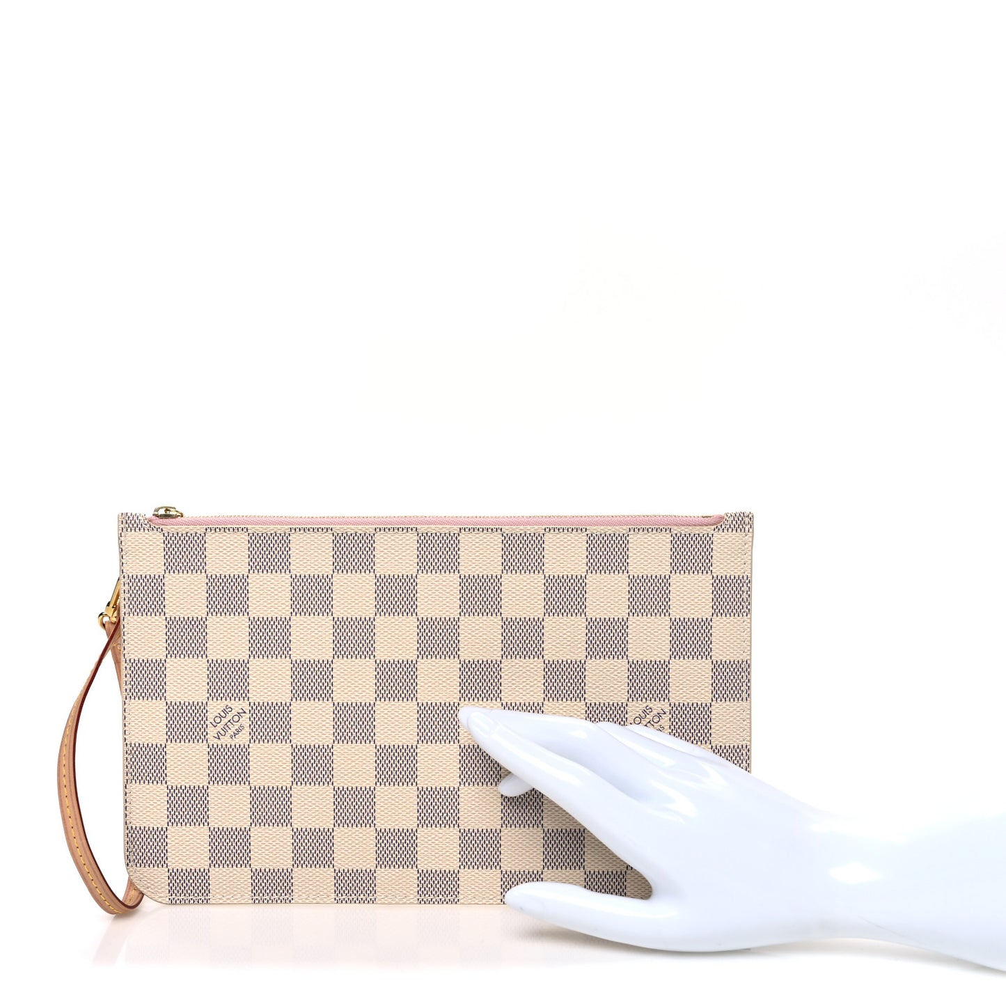 Damier Azur Neverfull MM GM Pochette Rose Ballerine