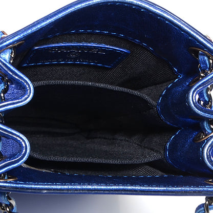Chanel Patent Crossbody CC Phone Holder Blue 5 of 7