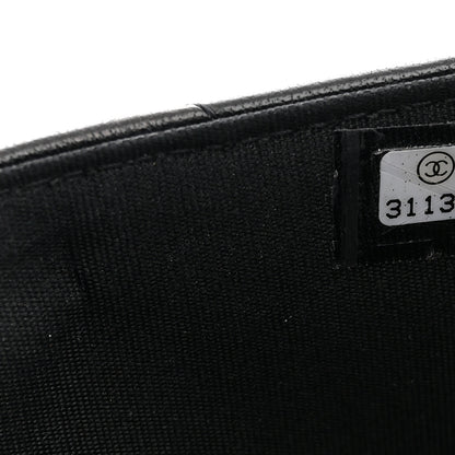 Chanel Lambskin Quilted Chanel 19 Wallet On Chain WOC Black 7 of 12