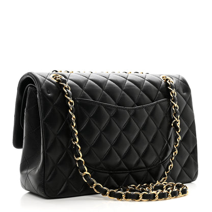 Chanel Lambskin Quilted Medium Double Flap Black 4 of 11