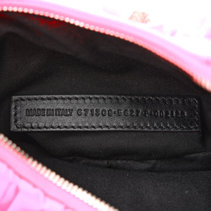 Balenciaga Ruffled Jersey Le Cagole Shoulder Bag XS Fluo Pink 7 of 10