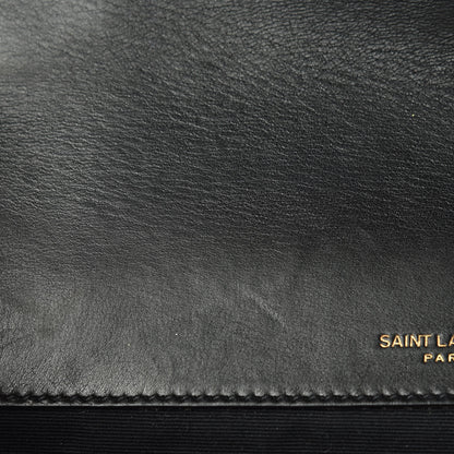 Saint Laurent Lambskin Patchwork Monogram Medium Jamie Black 9 of 14