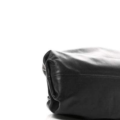Bottega Veneta Smooth Butter Calf The Pouch Oversized Clutch Black 8 of 9