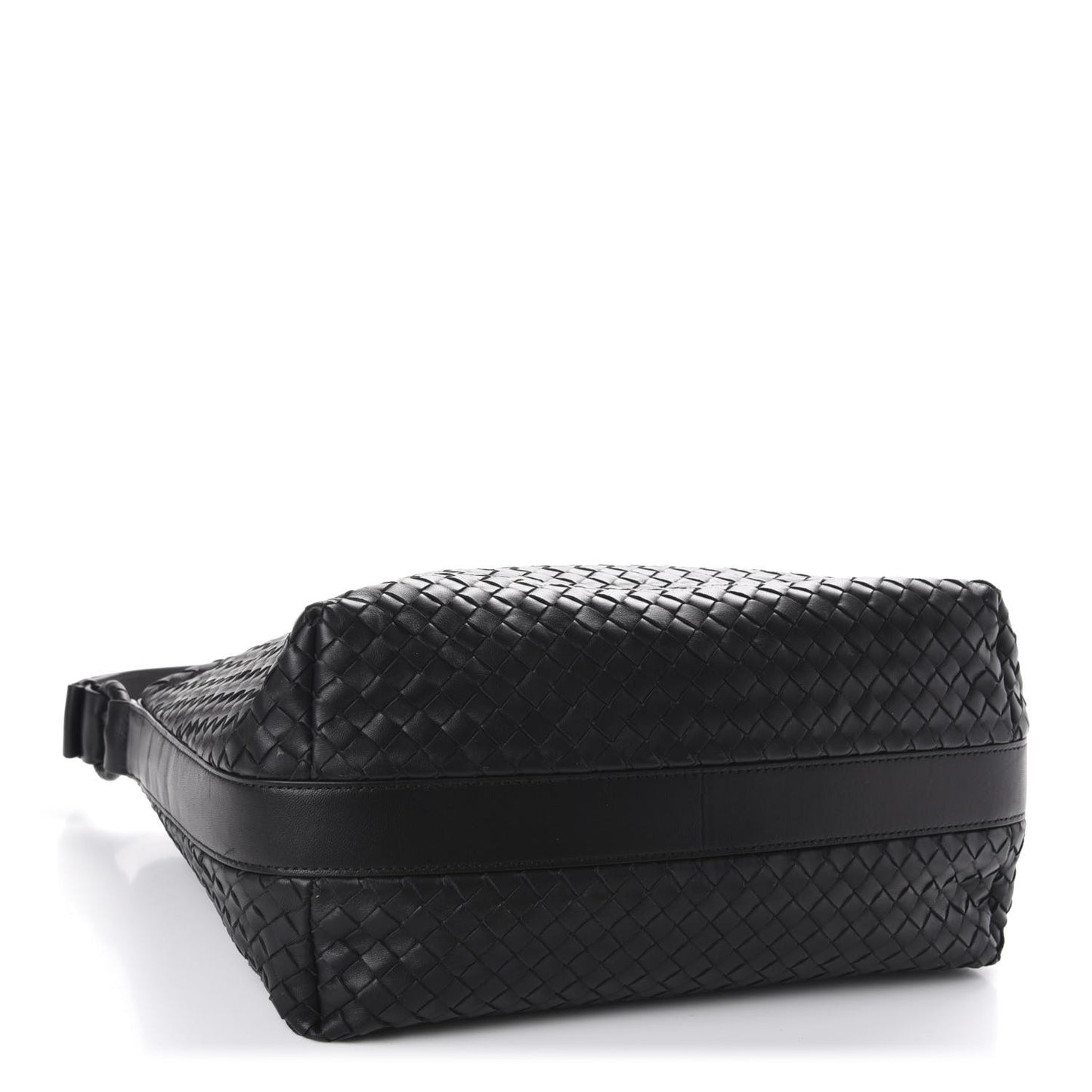 Nappa Intrecciato Hobo Black