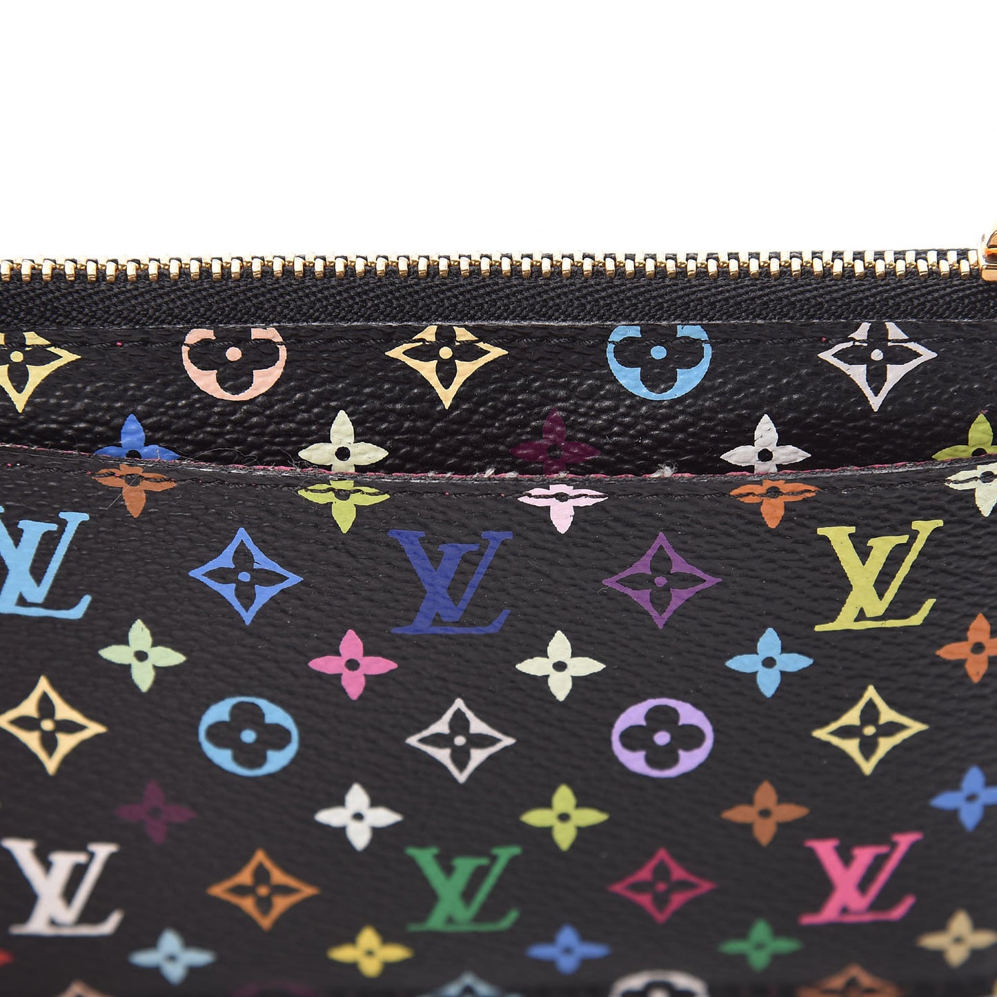 Monogram Multicolor Key Pouch Black Grenade
