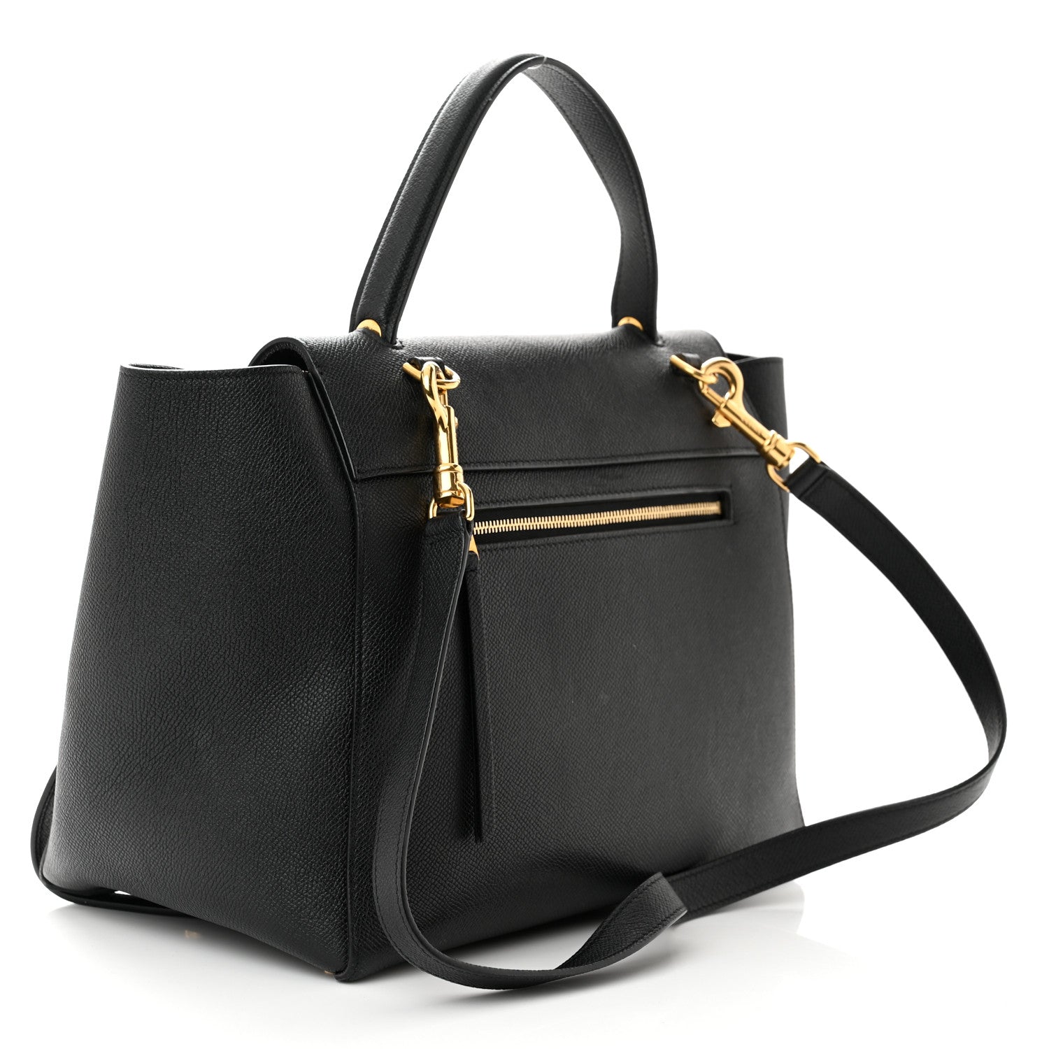 Celine Grained Calfskin Small Belt Bag Black 3 of 11