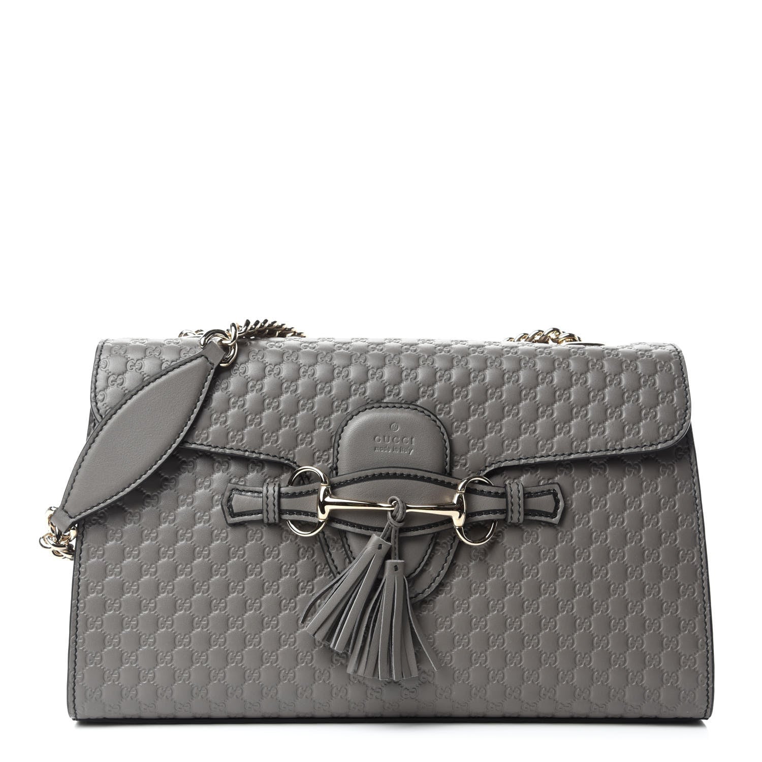 Gucci Soft Microguccissima Medium Emily Chain Shoulder Bag Loess 1 of 10