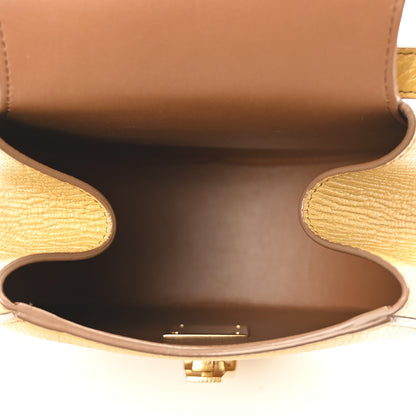 Bottega Veneta Palmellato Calfskin Rounded Belt Bag Butterscotch 5 of 8