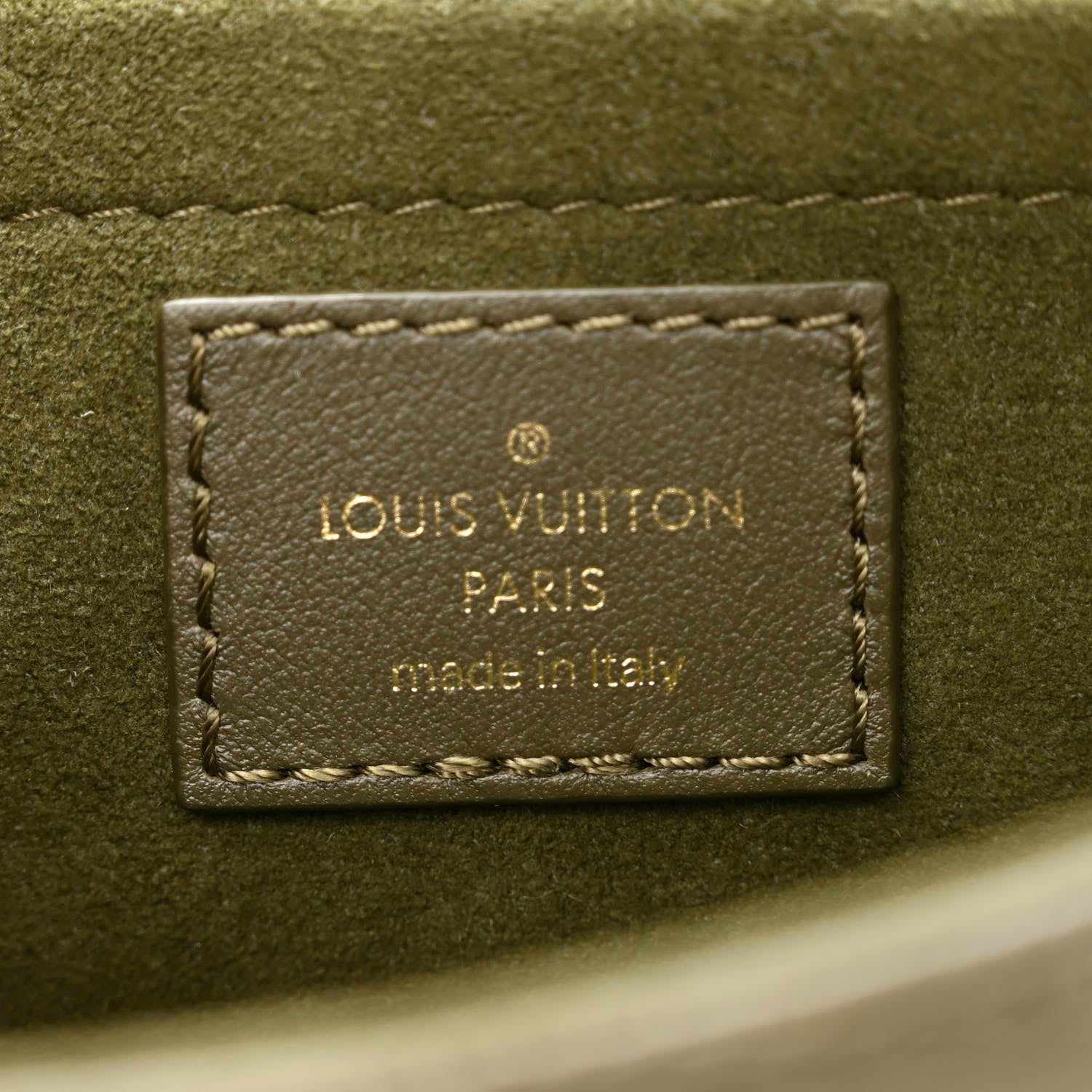 Louis Vuitton Calfskin New Wave Chain MM Kaki 6 of 10