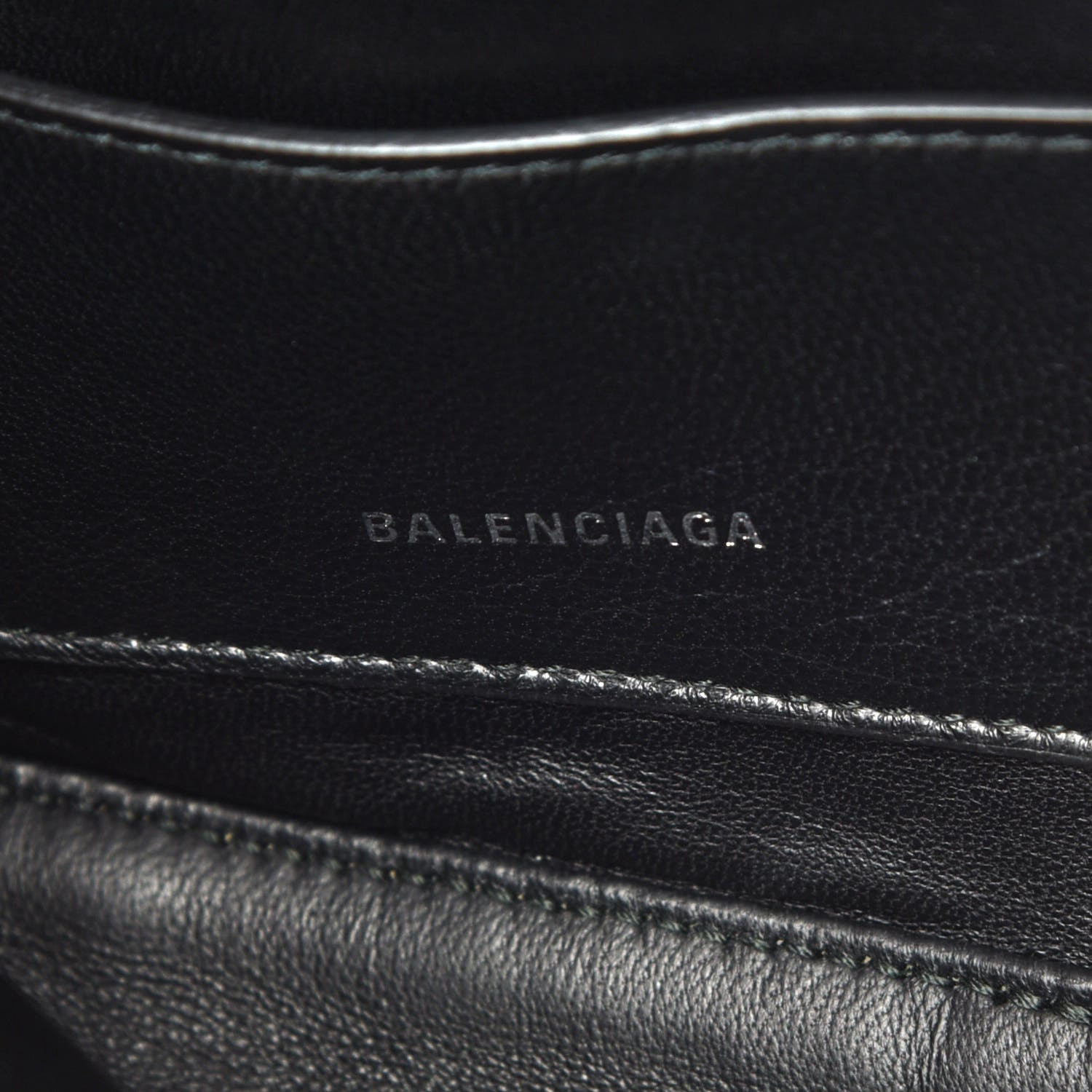 Balenciaga Calfskin M Triangle Pouch Bleu 6 of 7