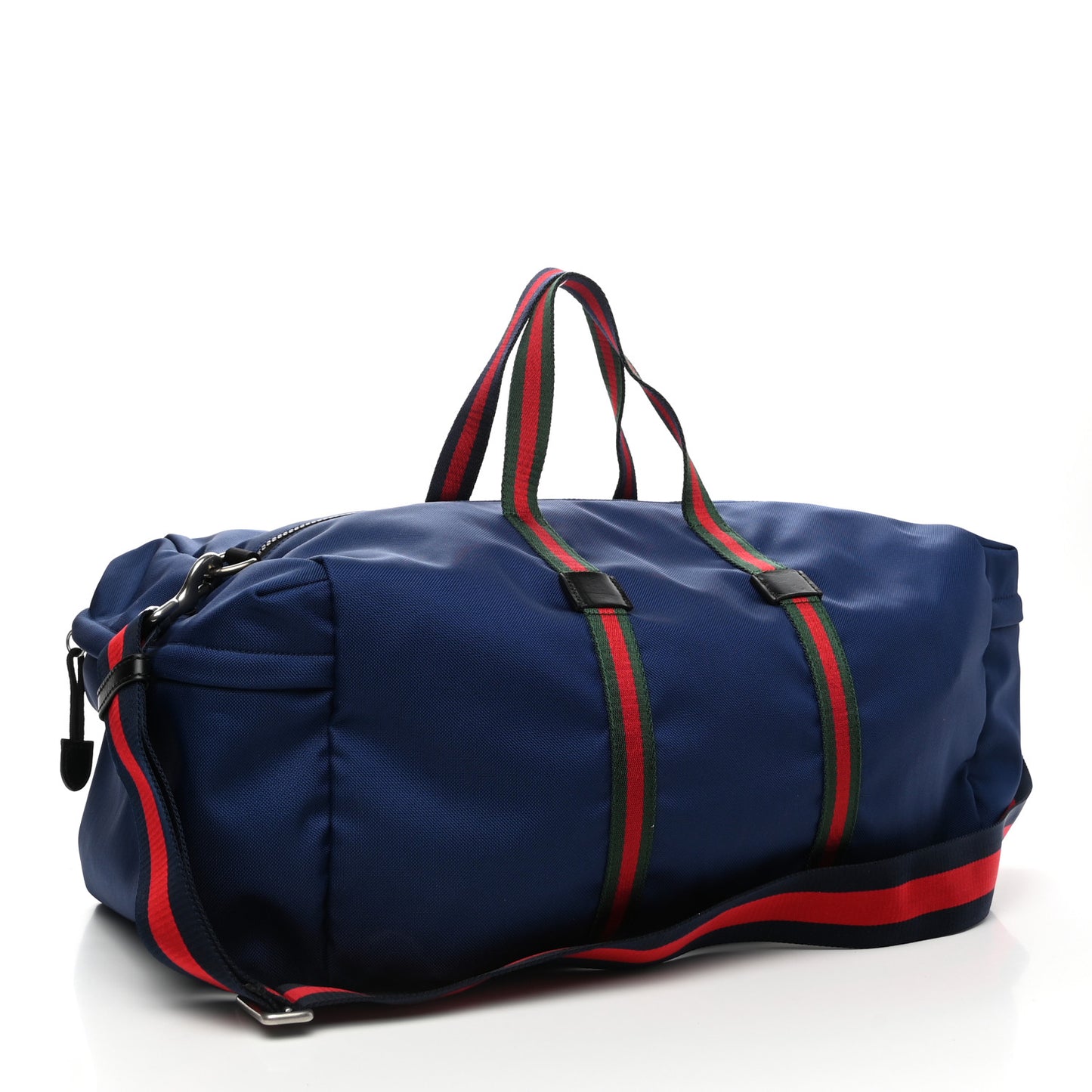 Technical Canvas Web Duffle Bag Blue