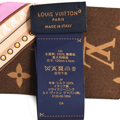 Louis Vuitton Silk Ultimate Monogram BB Bandeau Black 3 of 3