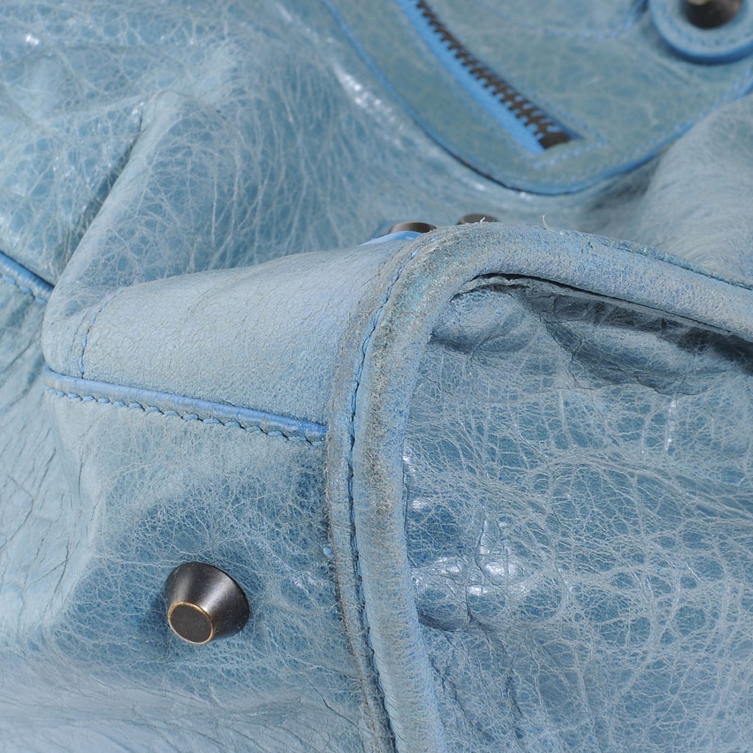Balenciaga Agneau Part Time Bleu Layette 6 of 10