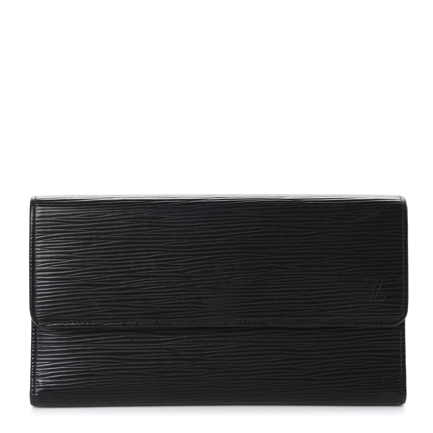 Epi Porte Tresor International Wallet Black