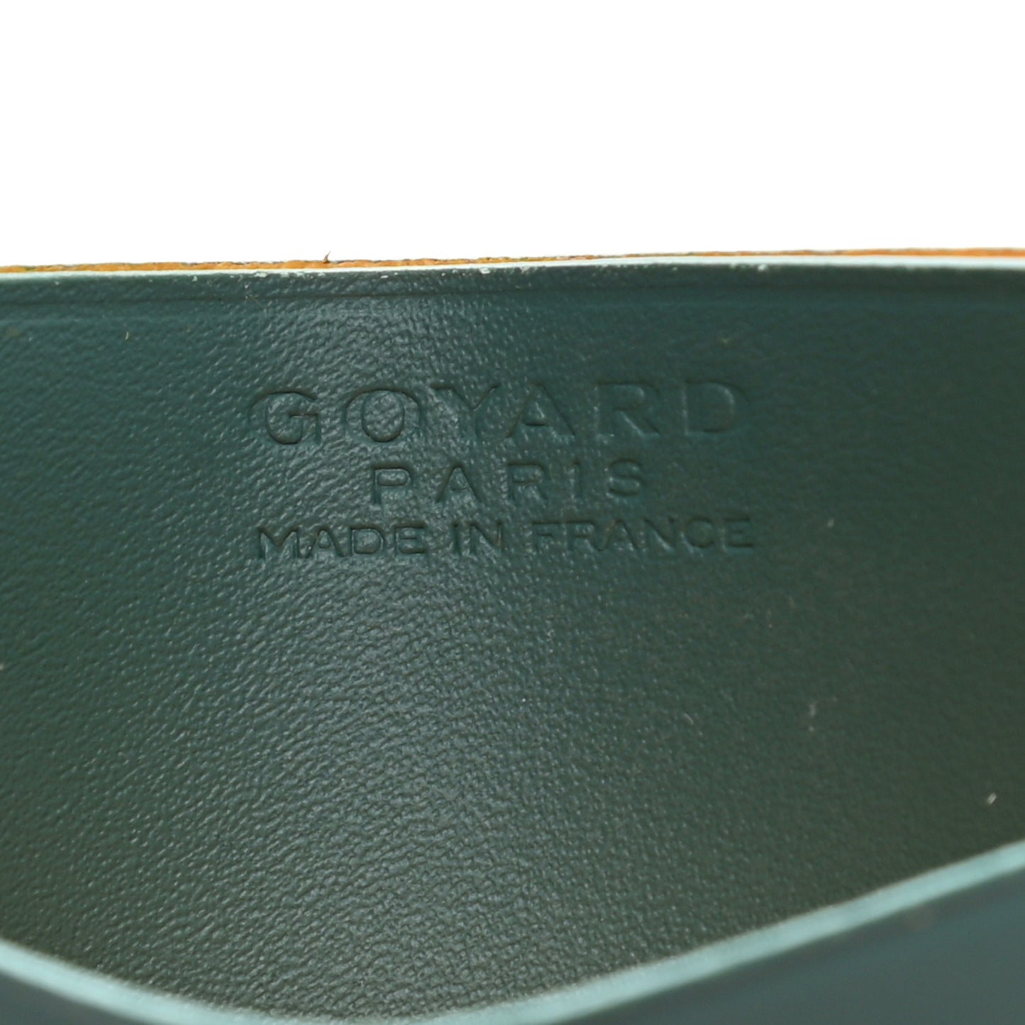 Goyardine Saint Sulpice Card Holder Green
