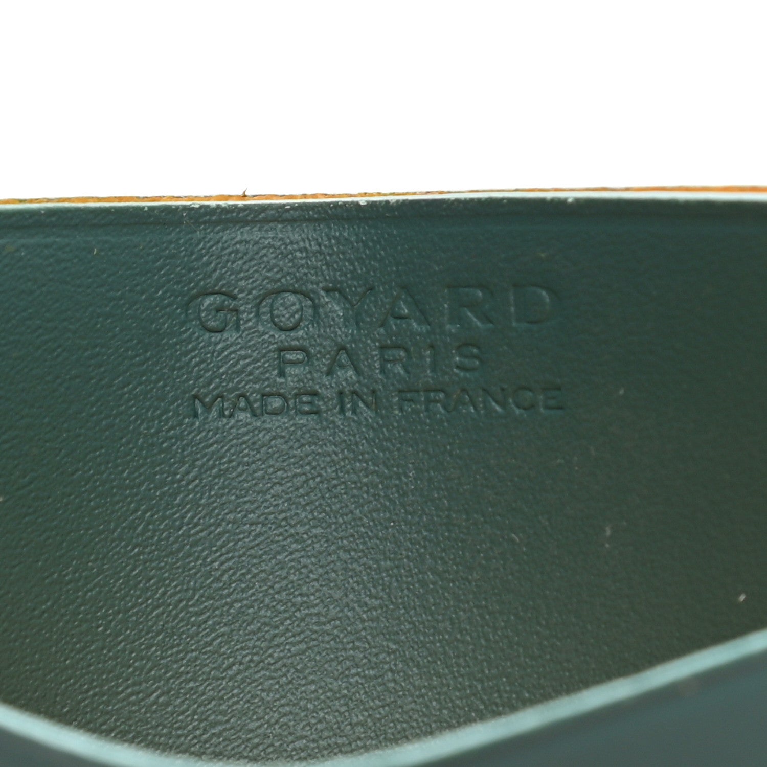 Goyard Goyardine Saint Sulpice Card Holder Green 6 of 7