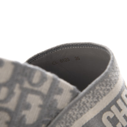 Christian Dior Oblique D-Way Platform Sandal 35 Grey Stone 7 of 7