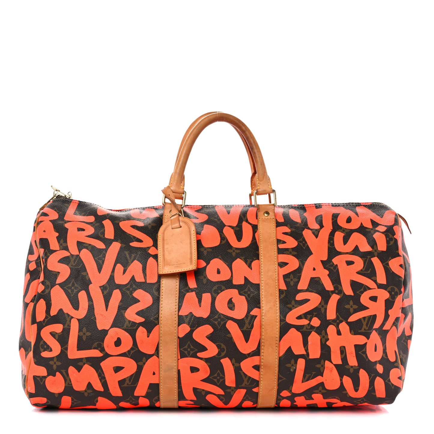 Monogram Graffiti Keepall 50 Orange