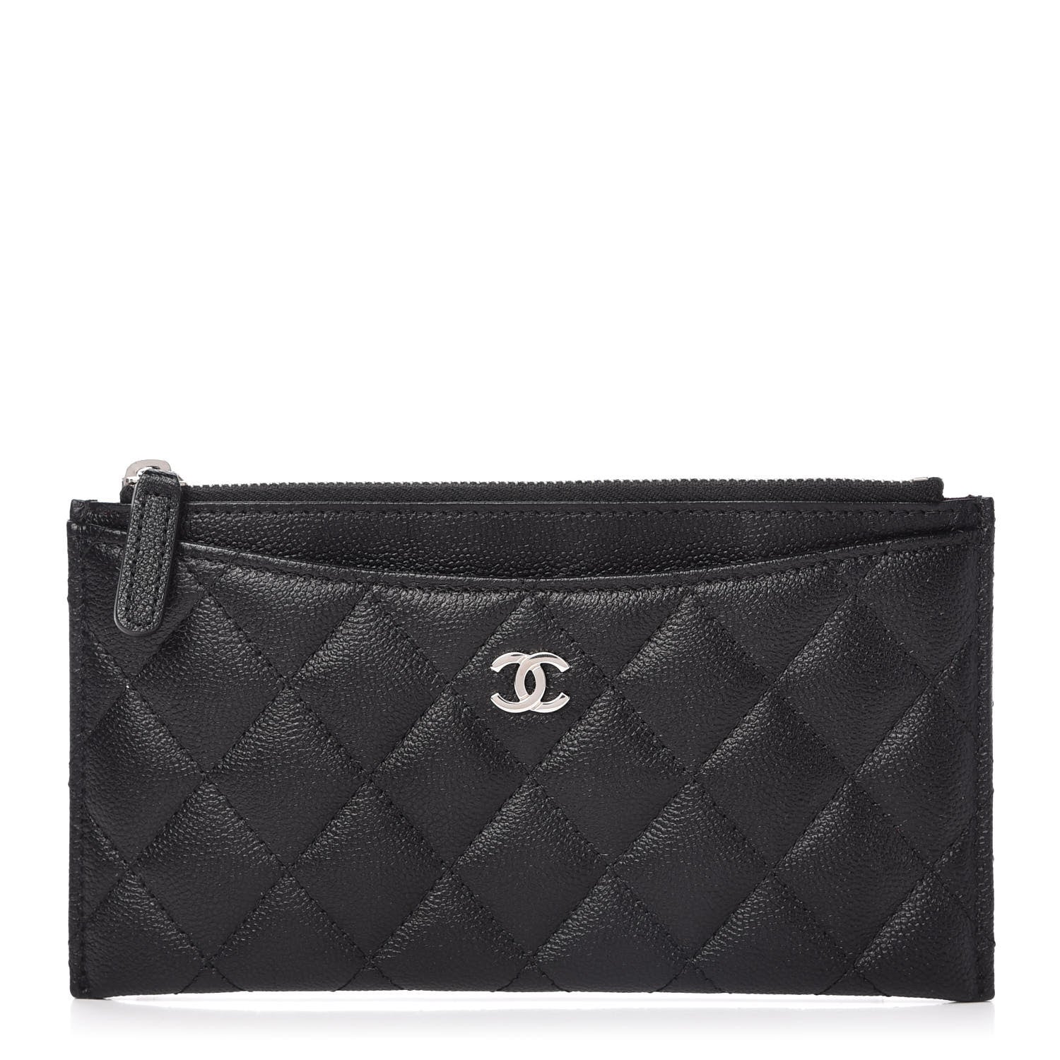 Chanel Caviar Quilted Classic Zip Pouch Black 1 of 8