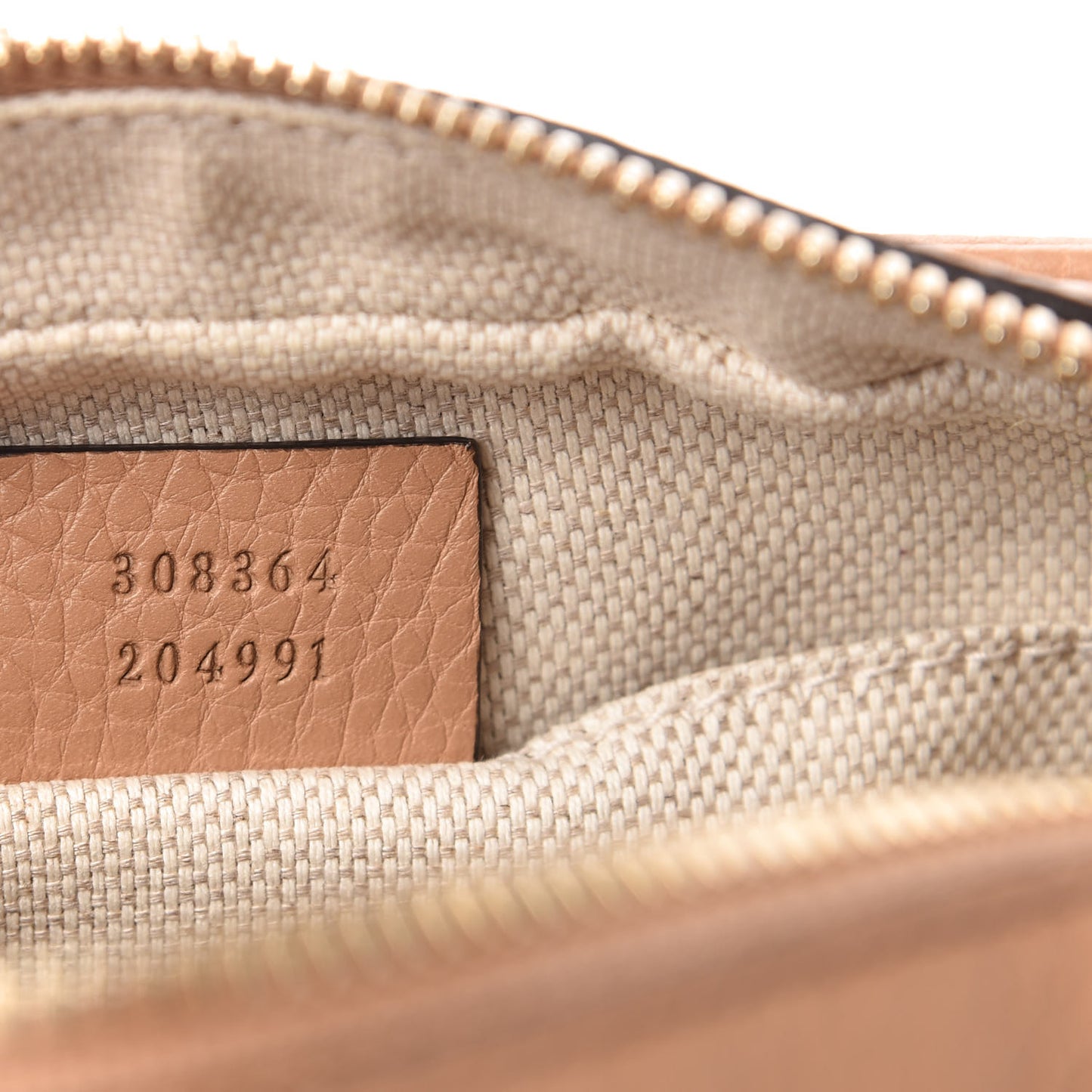 Pebbled Calfskin Small Soho Disco Bag Camelia