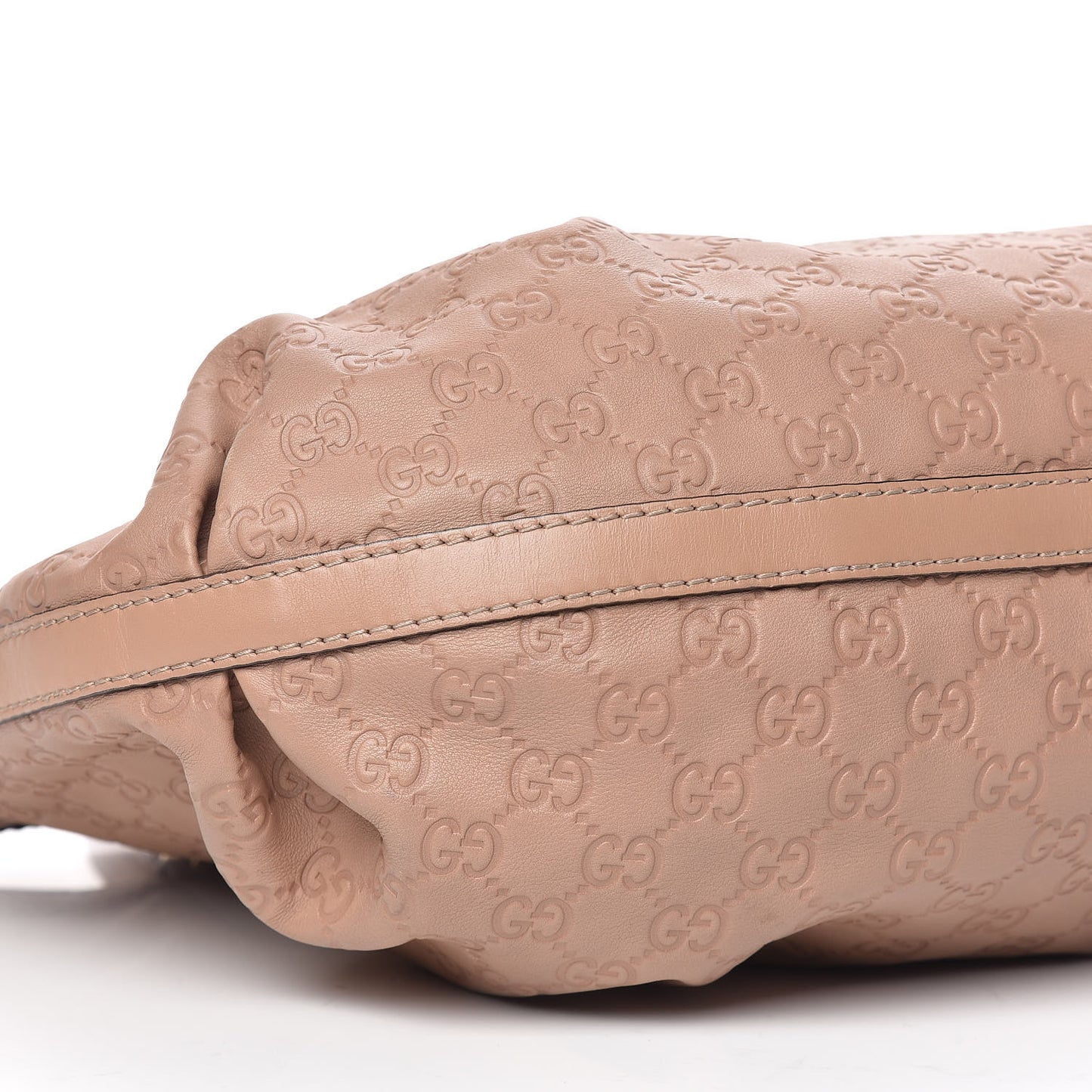 Guccissima Medium Scarlett Stud Tote Dusty Rose