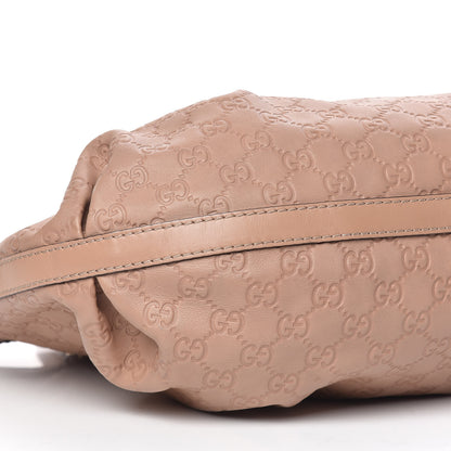 Gucci Guccissima Medium Scarlett Stud Tote Dusty Rose 5 of 9