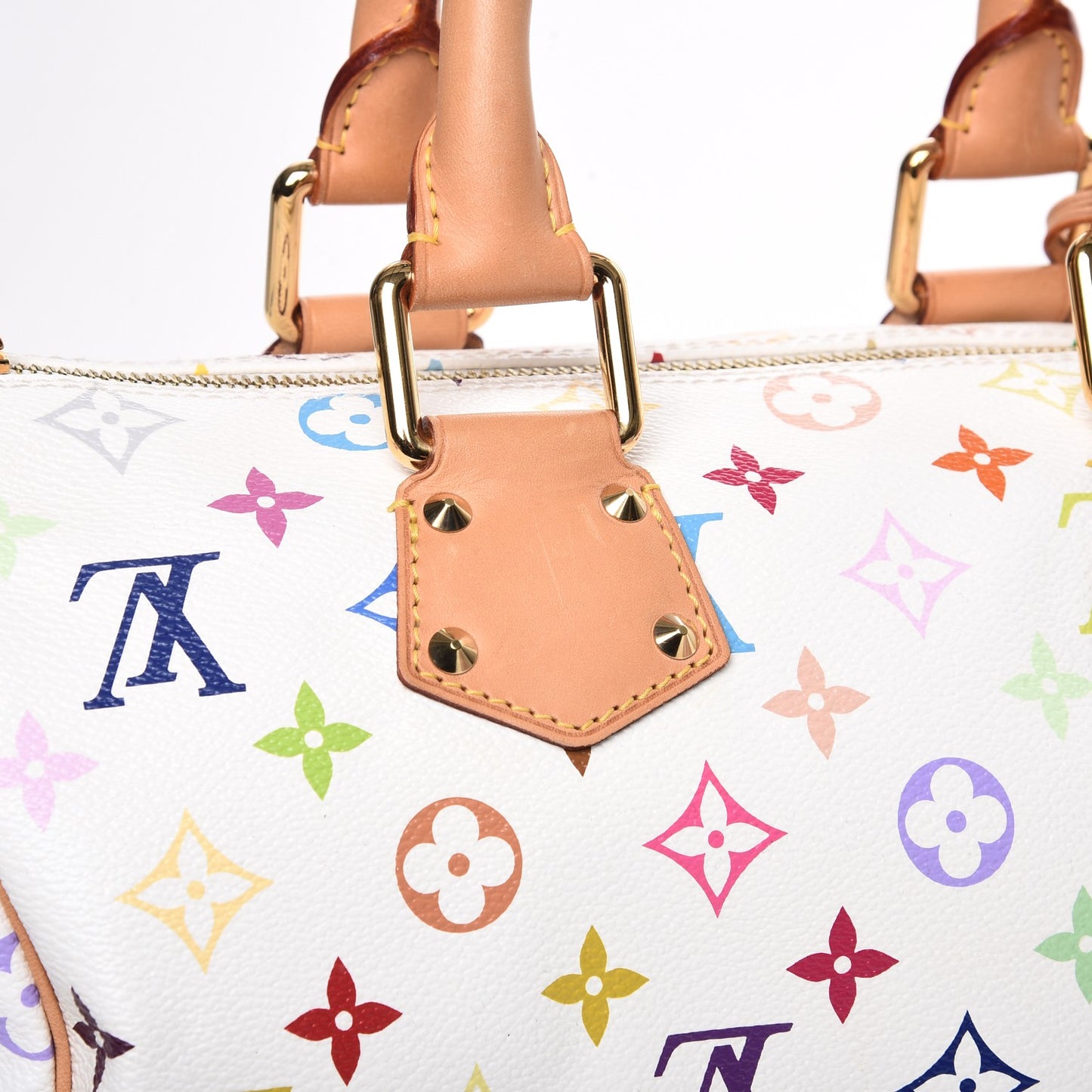 Monogram Multicolor Speedy 30 White