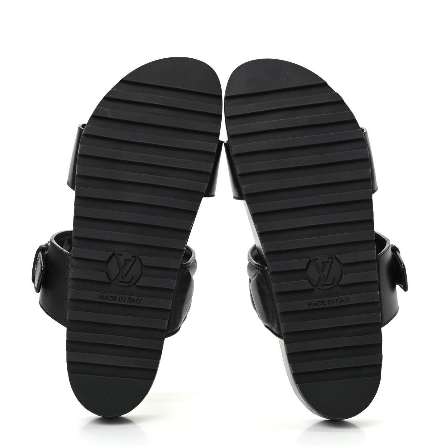 Calfskin New Wave Bom Dia Mule Sandals 38 Black