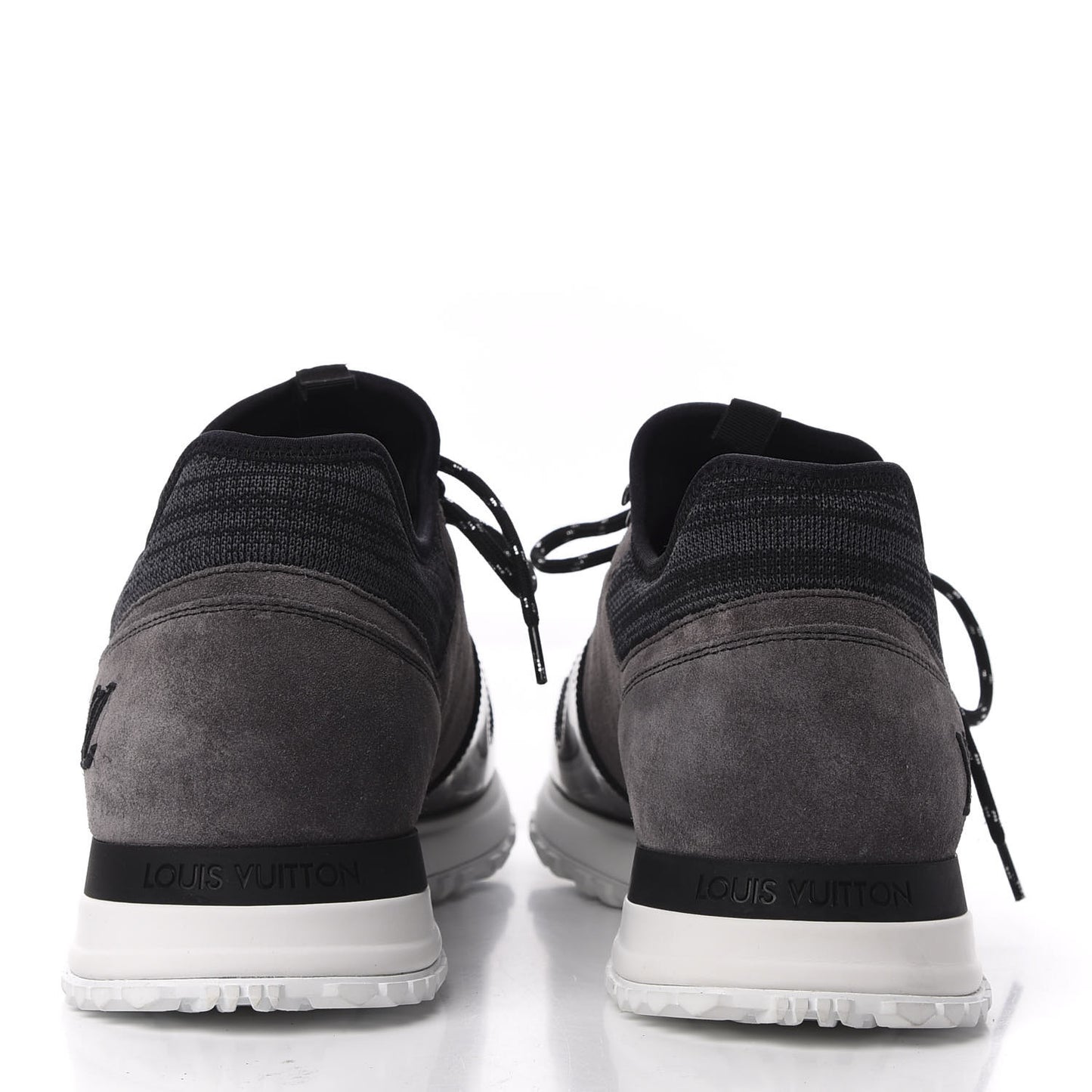 Metallic Patent Suede Run Away Sneakers 8.5 Grey