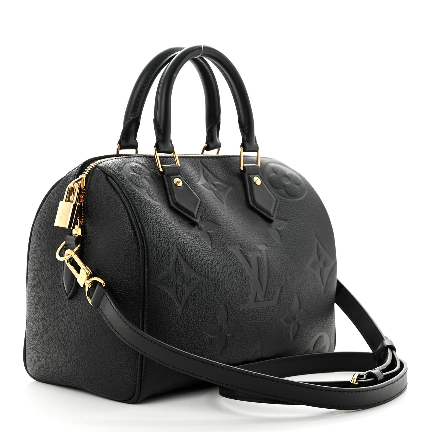 Empreinte Monogram Giant Speedy Bandouliere 25 Black