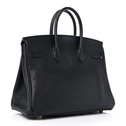 Hermes Swift Birkin 25 Black 3 of 11