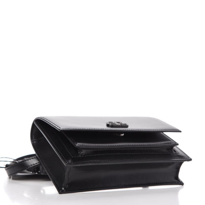 Balenciaga Shiny Box Calfskin Monochrome XS Sharp Belt Bag Black 3 of 7